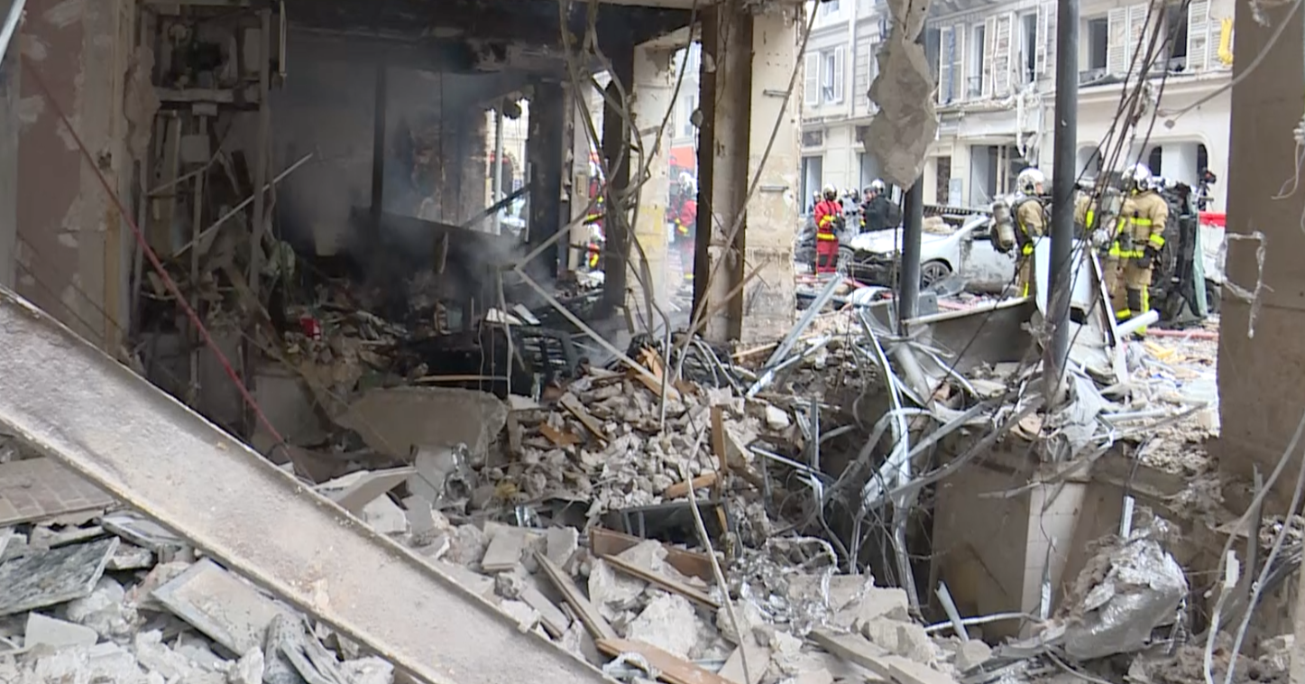 Explosion rue de Trévise - 9e arrondissement / BSPP